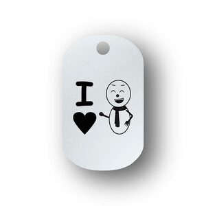 'I Love Cranky' - Dog Tag